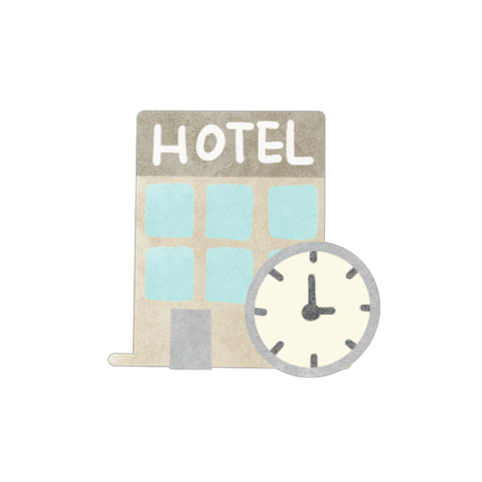 等待返國住宿費用